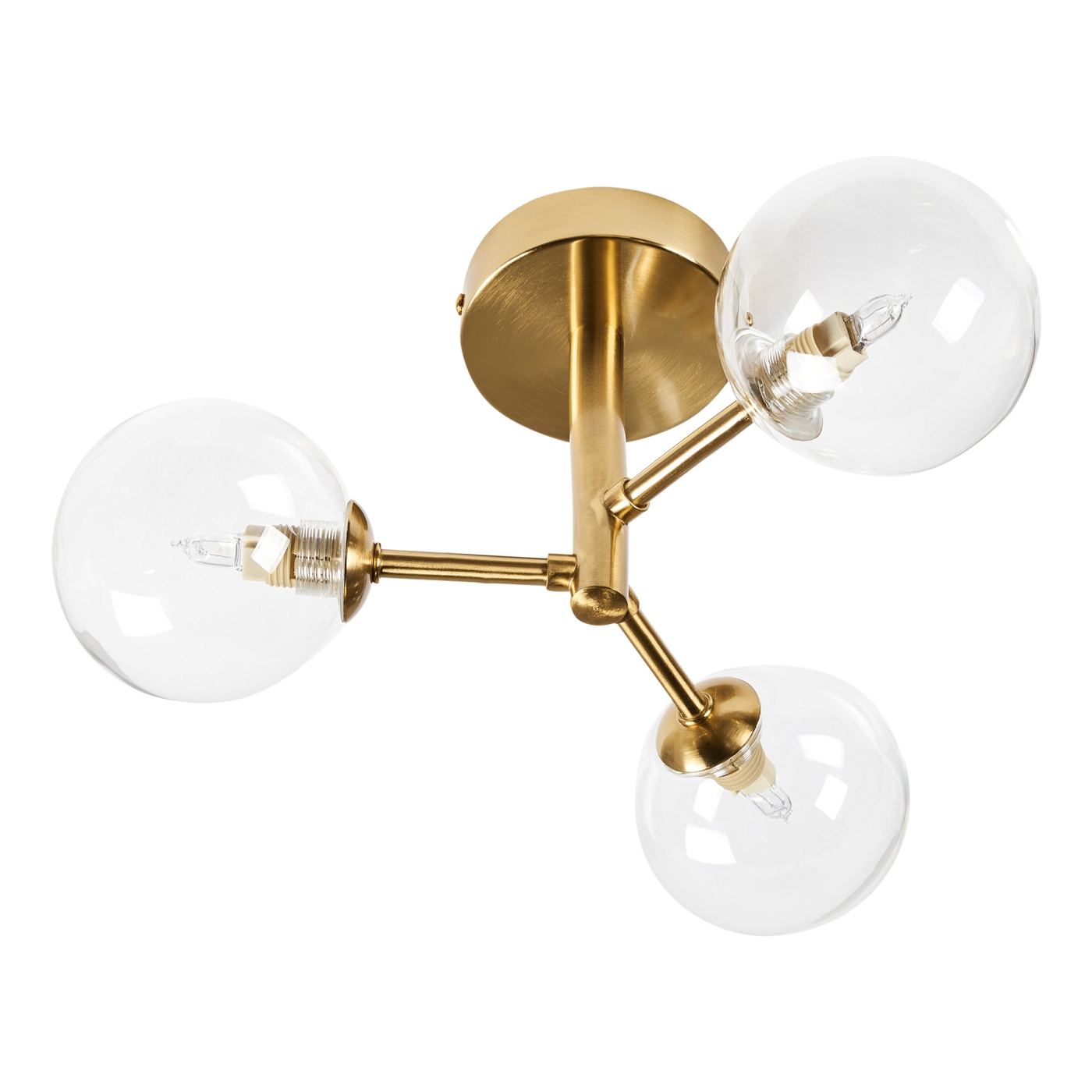 Mennyezeti lámpa MARICAO Üveg Bronz - 4