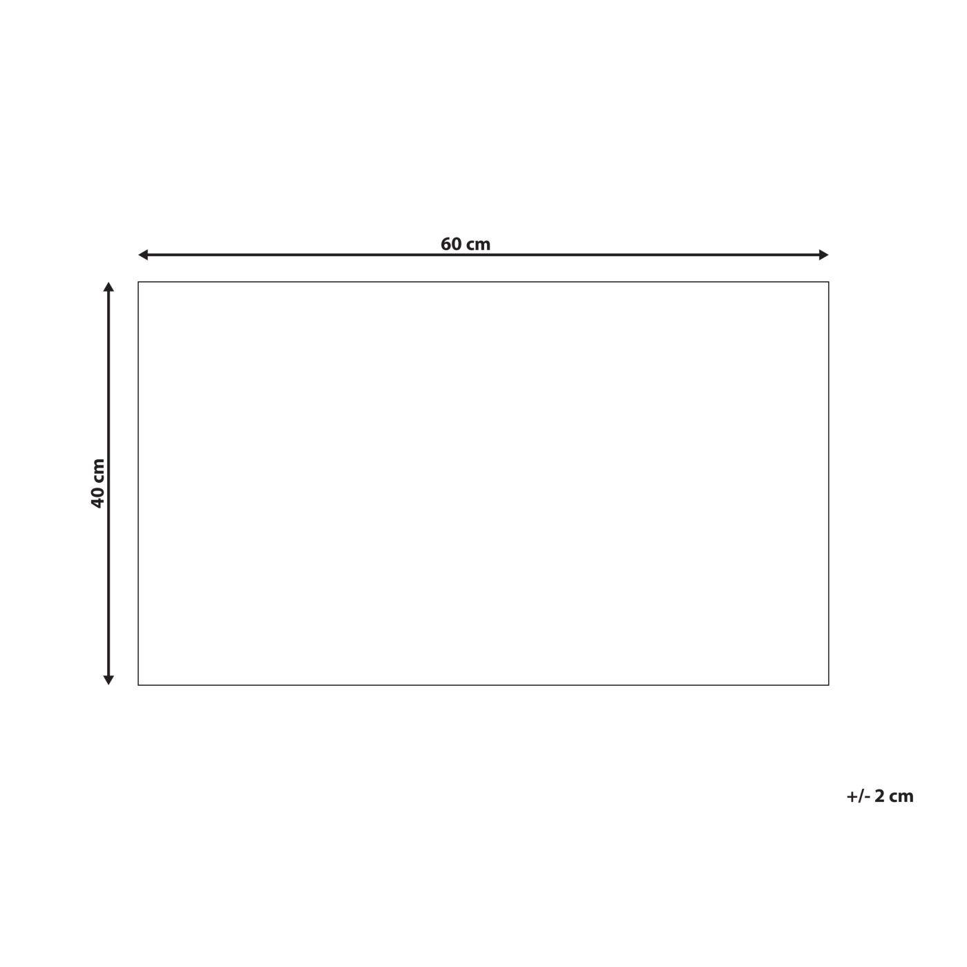 Lábtörlő TEKKONA Természetes 40 x 60 cm Virág Kókuszrost - 3