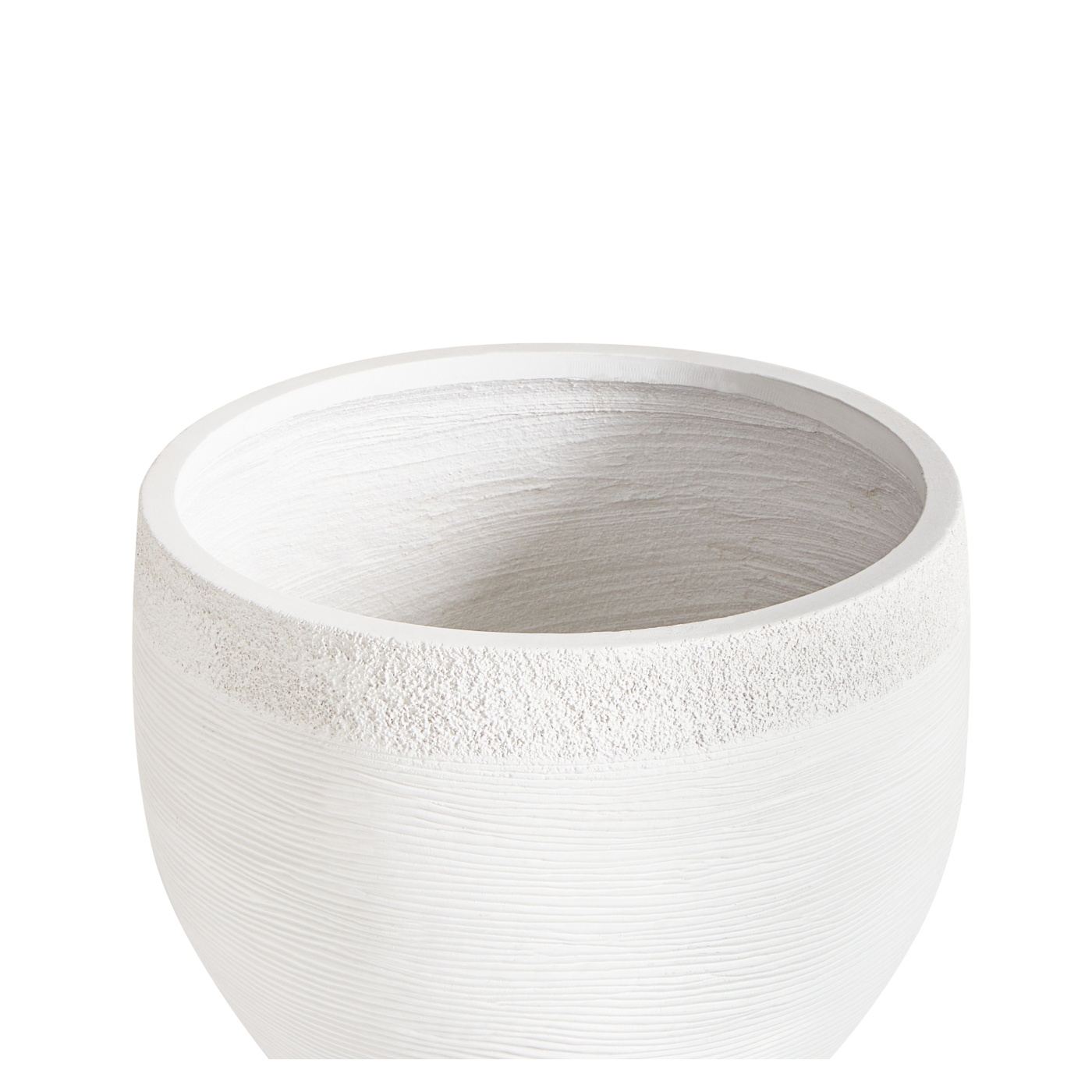 Virágcserép ZAKROS 38 cm Fehér - 4