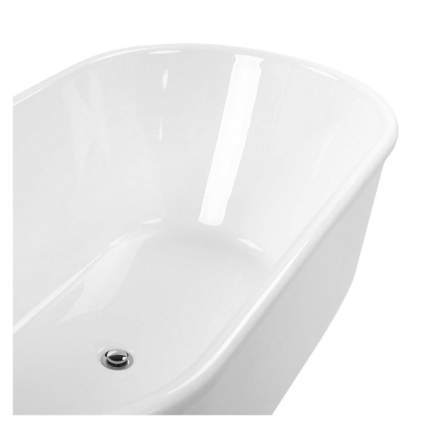 Szabadon álló fürdőkád PINEL 170 x 80 cm Fehér - 17