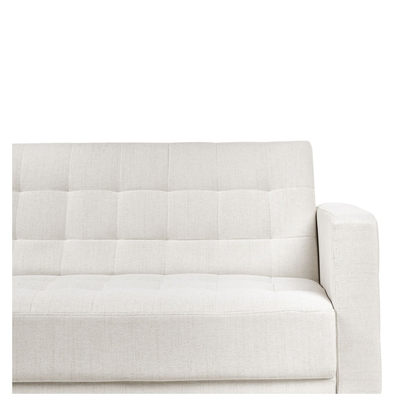 Moduláris sarok kanapéágy 4 személyes ABERDEEN Törtfehér Bal oldali - 8