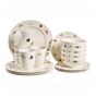 16 darabos étkészlet MARJORAM Porcelán Fehér thumbnail 2