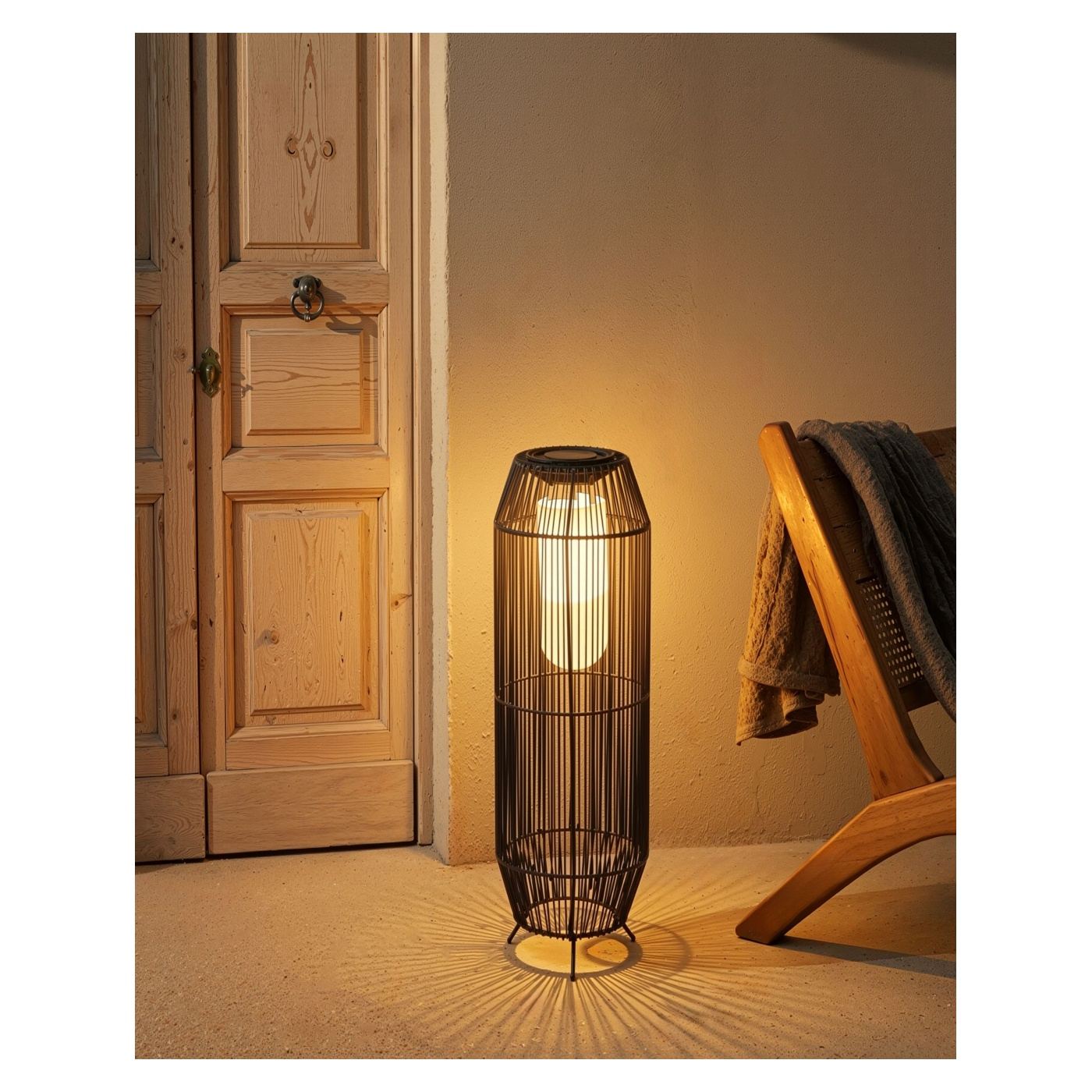 Napelemes lámpás DONGWE 70 cm Fekete - 1