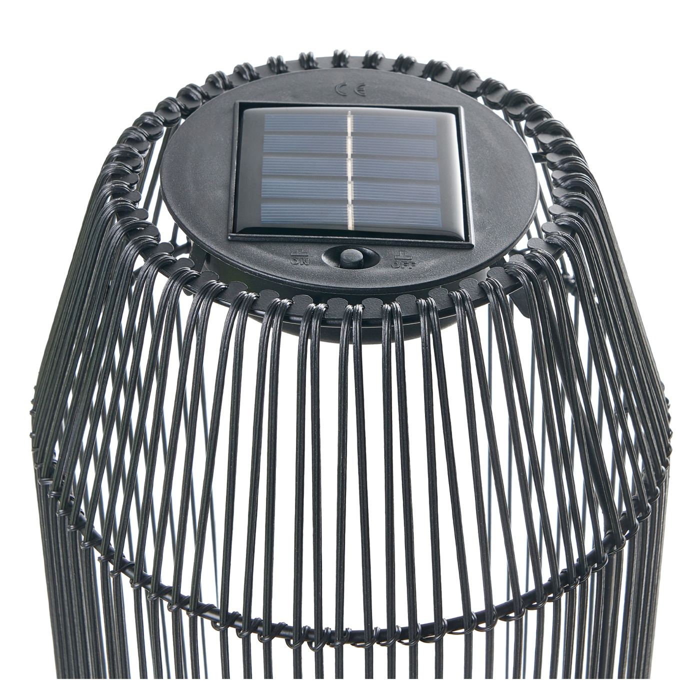 Napelemes lámpás DONGWE 70 cm Fekete - 4