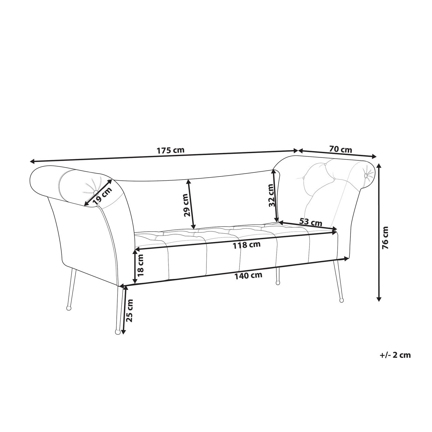 Dívány NANTILLY Bársony Világoslila - 3