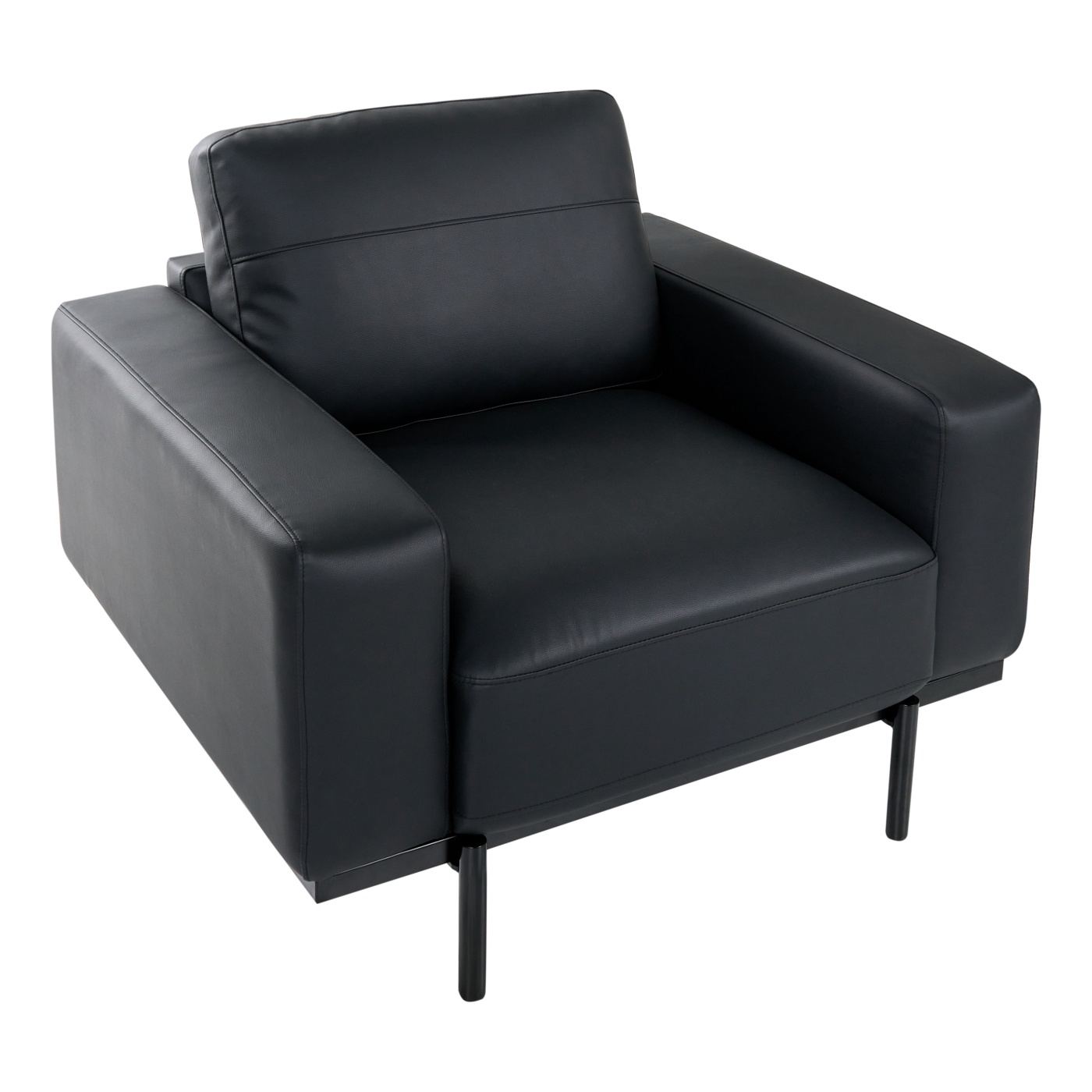 Fotel SOVIK Műbőr Fekete - 9