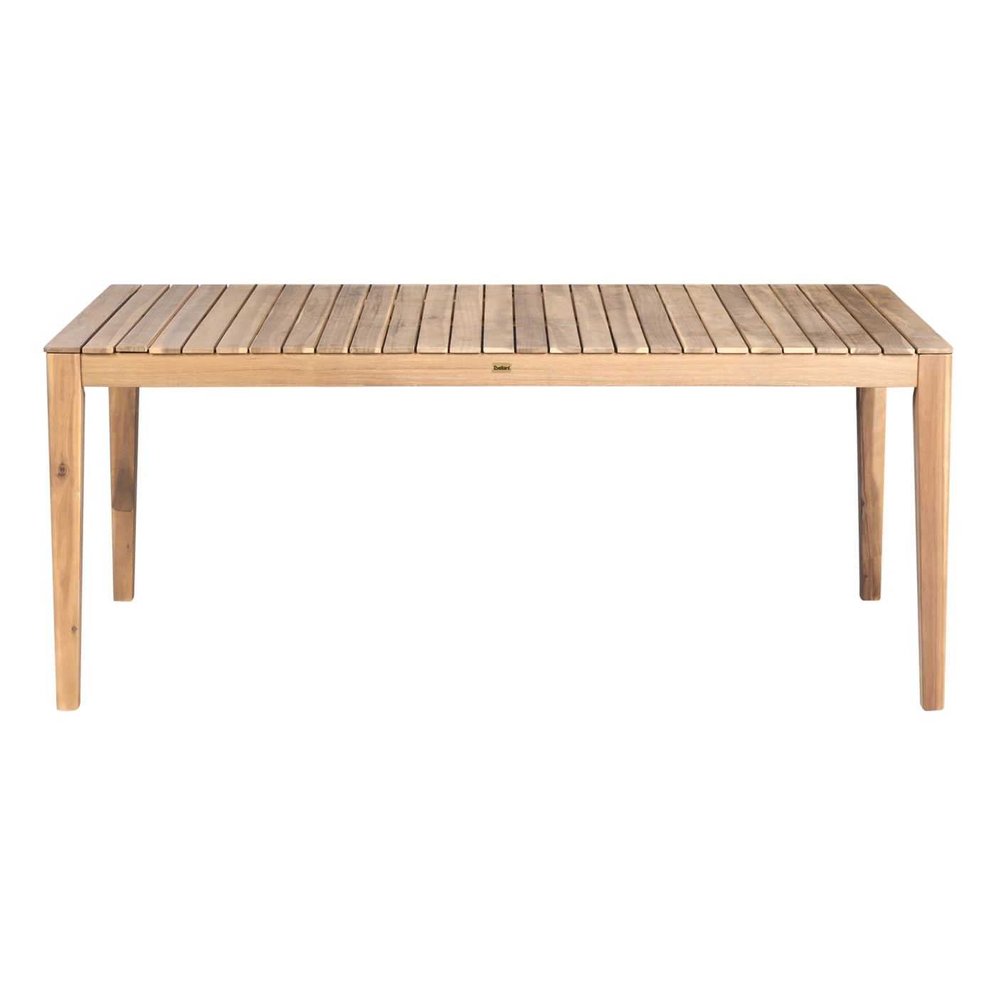 Kerti asztal CHIOGGIA 90 cm 180 cm Tanúsított akácfa Világosbarna - 4