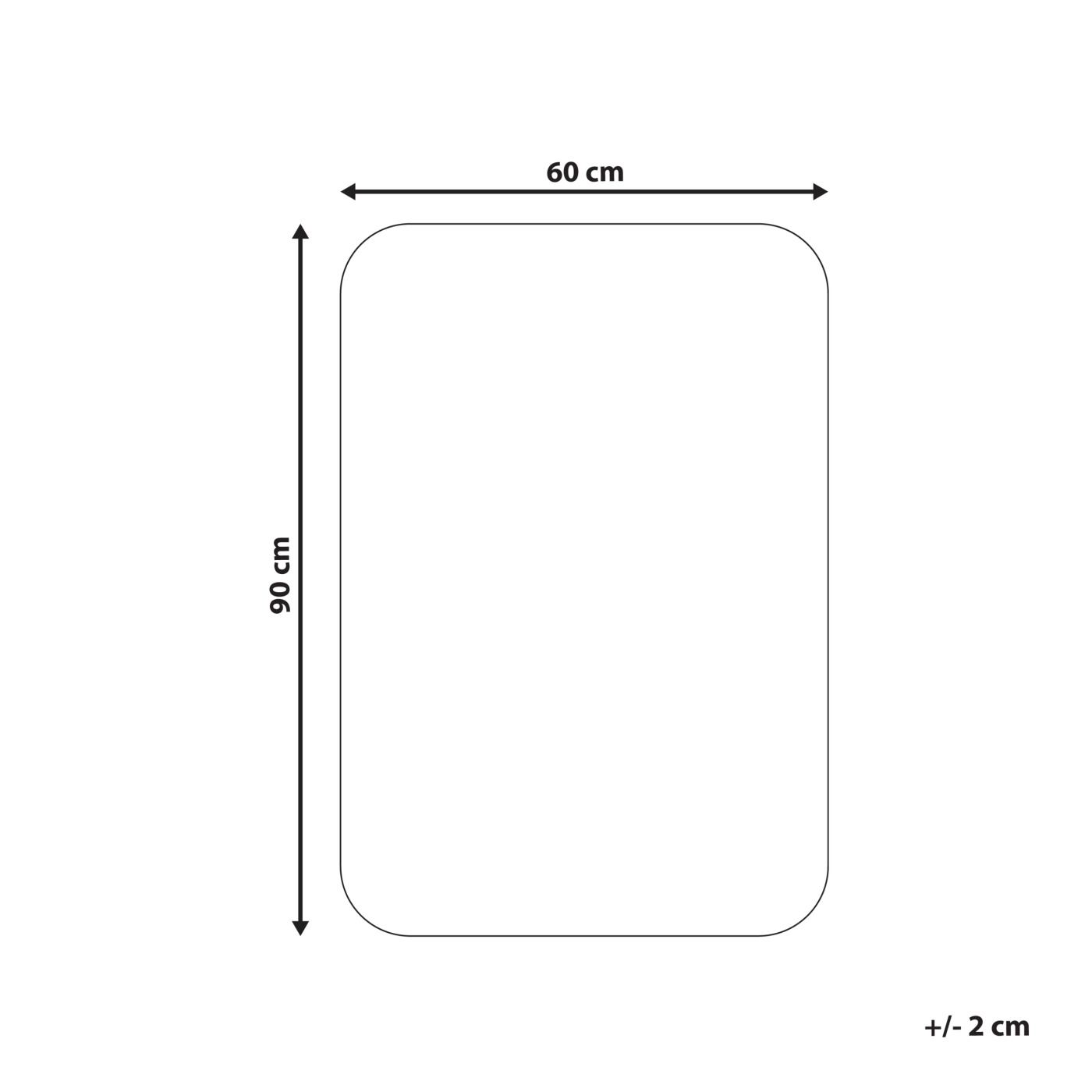 Fürdőszobaszőnyeg URLANA Sötétzöld 60 x 90 cm Mikroszálas - 3