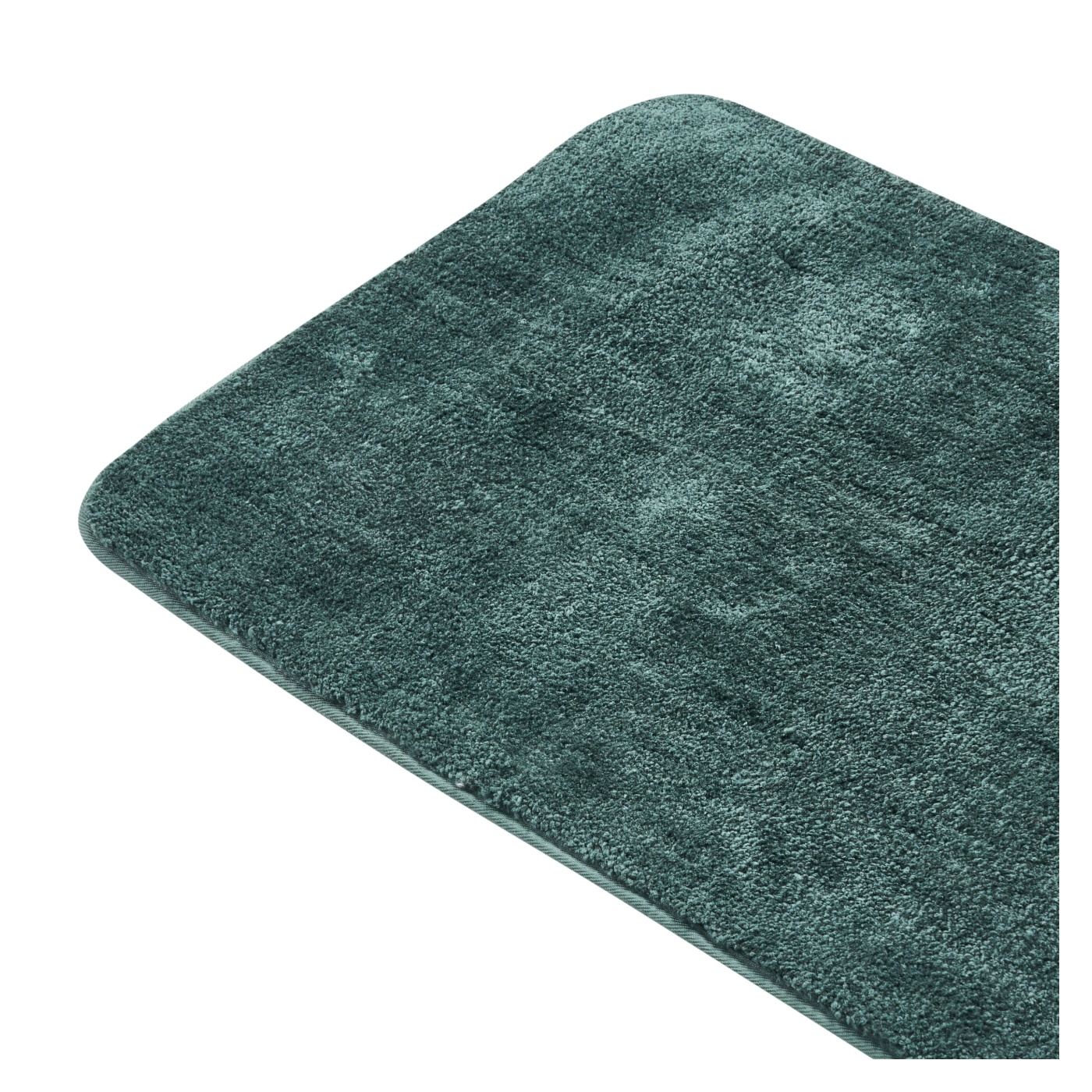 Fürdőszobaszőnyeg URLANA Sötétzöld 60 x 90 cm Mikroszálas - 4