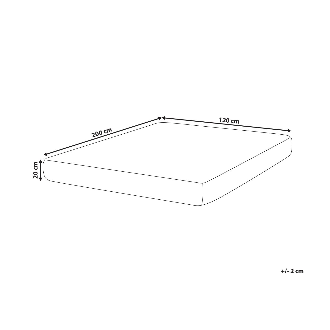 Latex hab matrac FANTASY H3/4 kemény 120 x 200 cm - 3