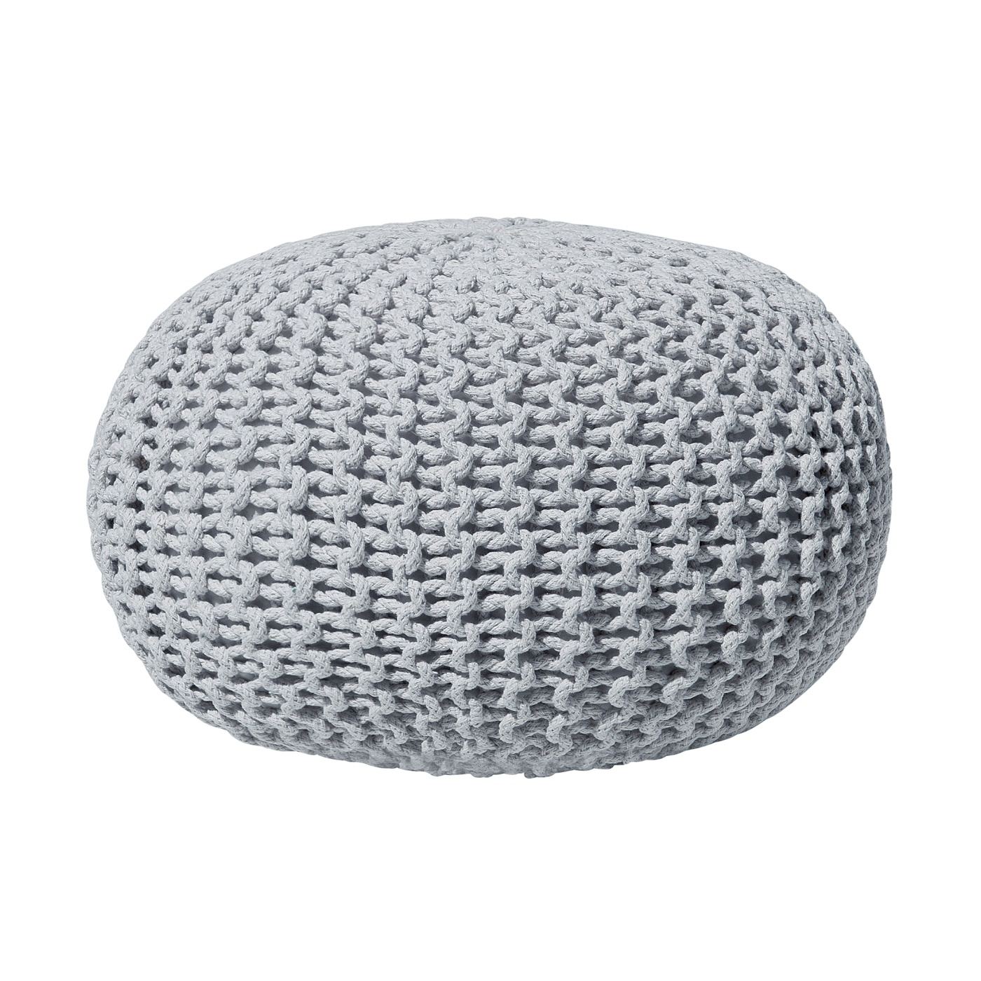 Puff CONRAD Pamut Világosszürke - 2