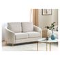 Kanapé 2 személyes TROSA Világosbézs thumbnail 1