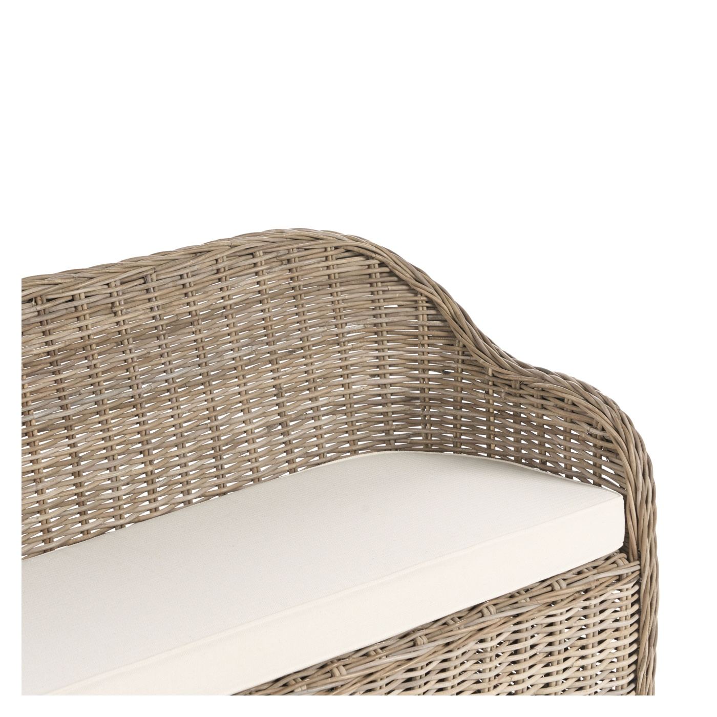 Kerti pad ülőpárnával SUSUA 189 cm Rattan Természetes - 7