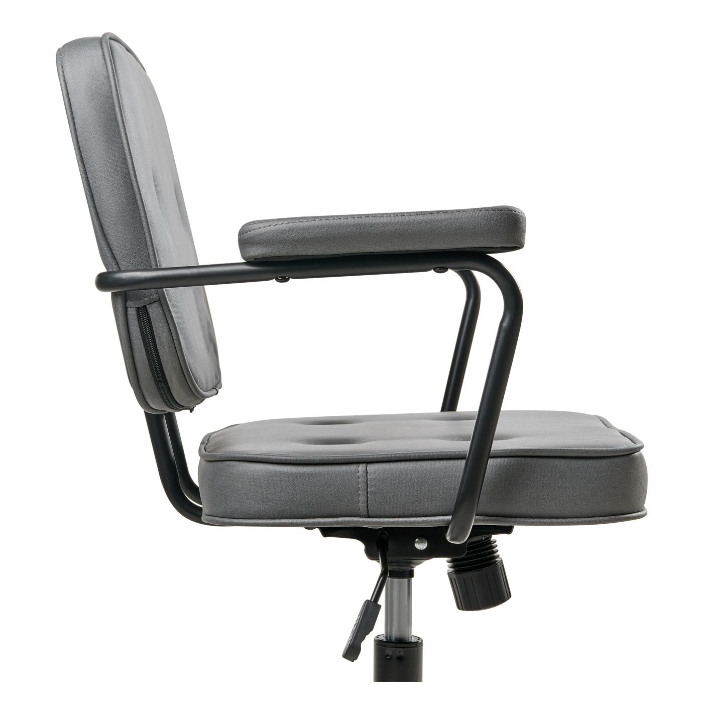 Forgószék PAWNEE Bársony Szürke - 5