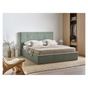 Ágyneműtartós ágy Buklé LORIENT 160 x 200 cm Zöld thumbnail 1