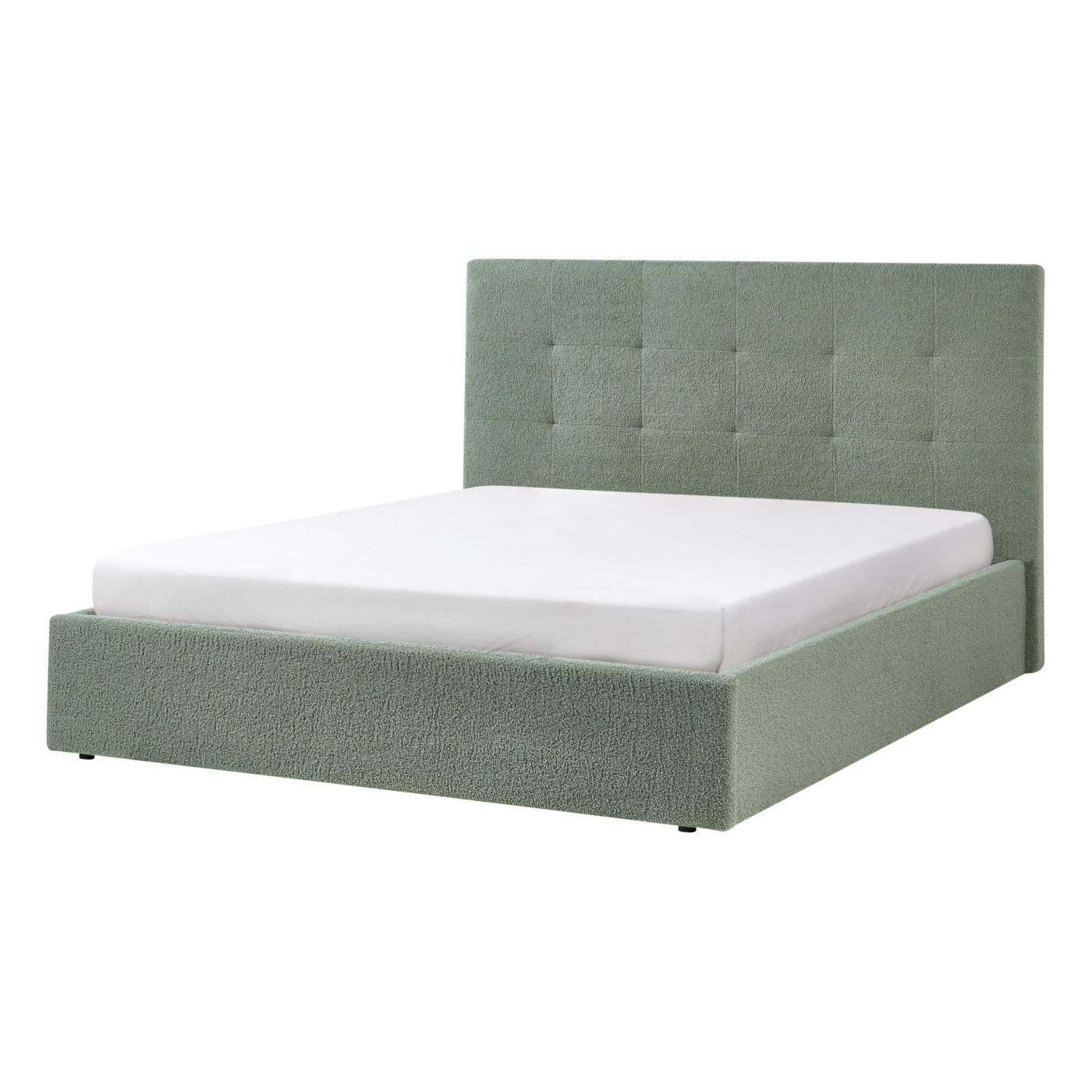 Ágyneműtartós ágy Buklé LORIENT 160 x 200 cm Zöld - 4