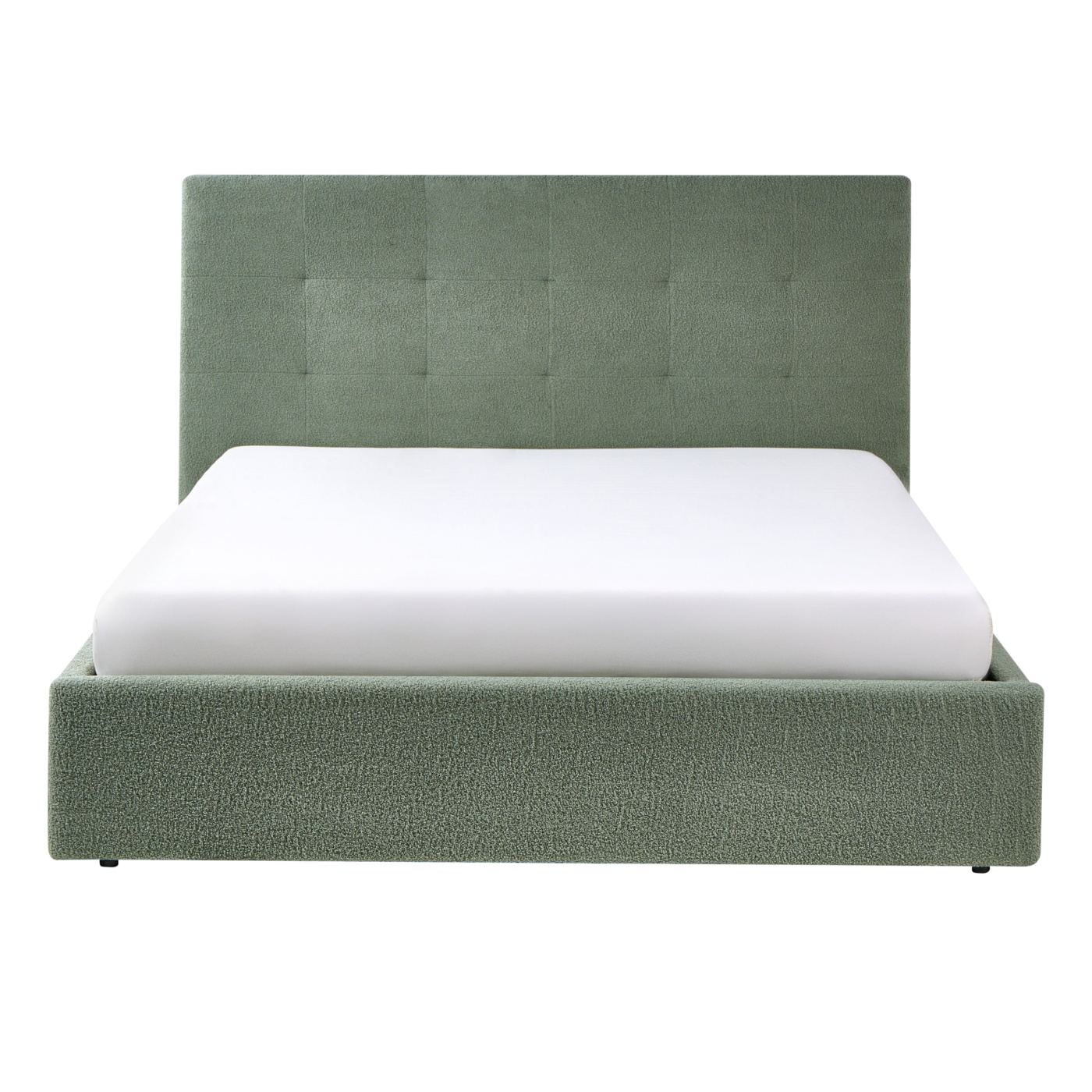 Ágyneműtartós ágy Buklé LORIENT 160 x 200 cm Zöld - 7