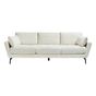Kanapé 4 személyes NENOLA Buklé Törtfehér thumbnail 4