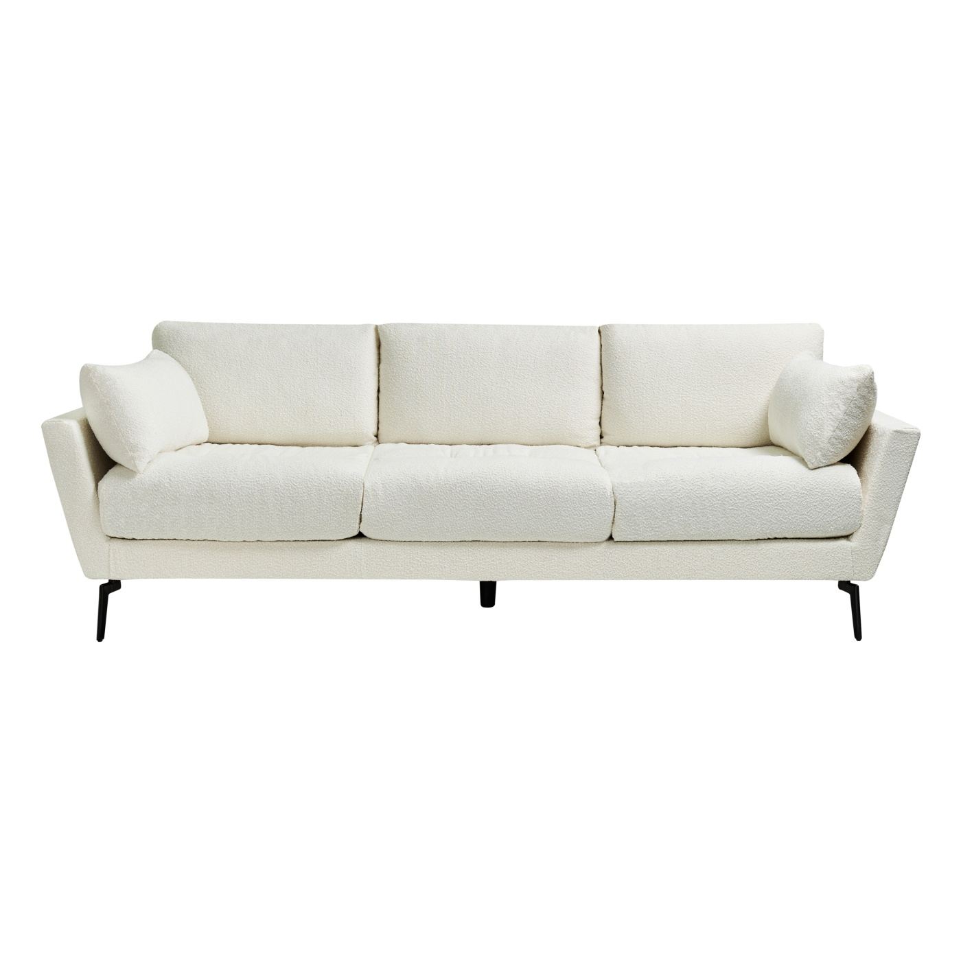 Kanapé 4 személyes NENOLA Buklé Törtfehér - 4