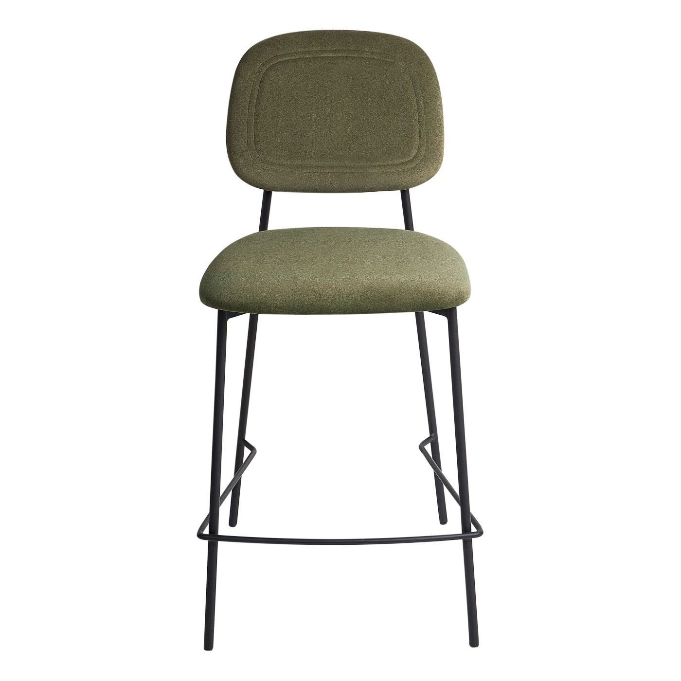 Bárszék kétdarabos szettben DUETTE Bársony Olivazöld - 5