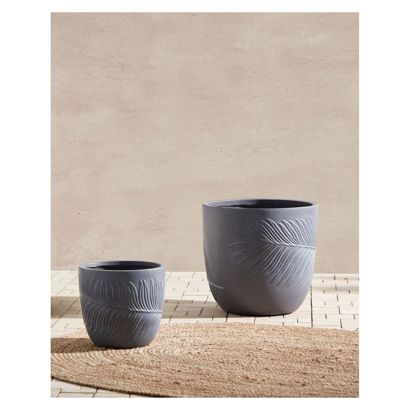 Virágcserép FTERO 42 cm Szürke - 1