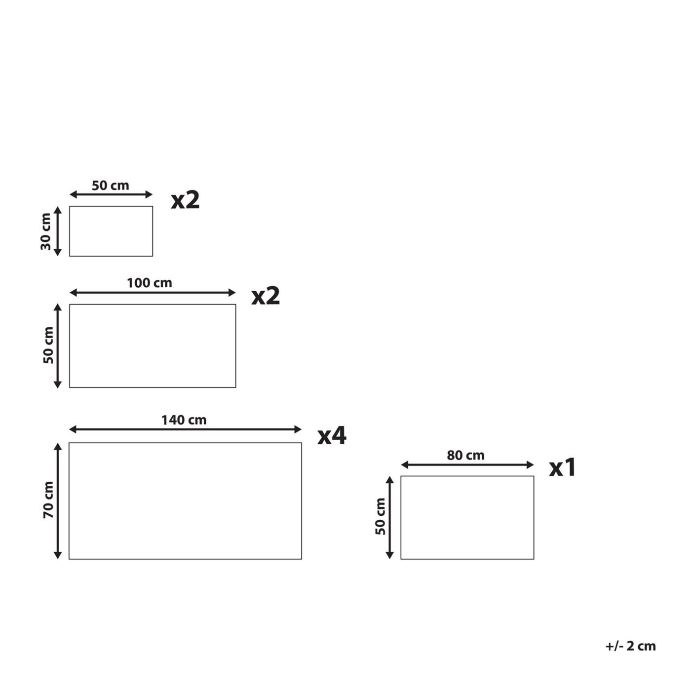 Kilencdarabos törölközőszett ATIU Pamut frottír Pasztellrózsaszín - 3