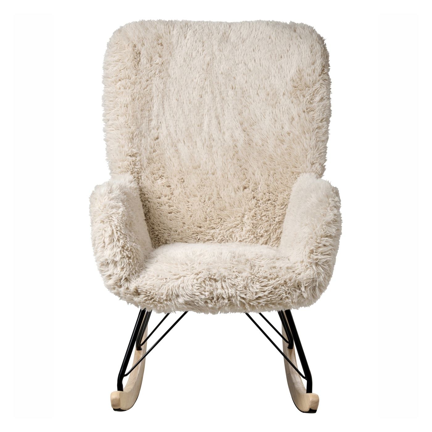 Hintaszék AKRA Műszőrme Világosbézs - 5