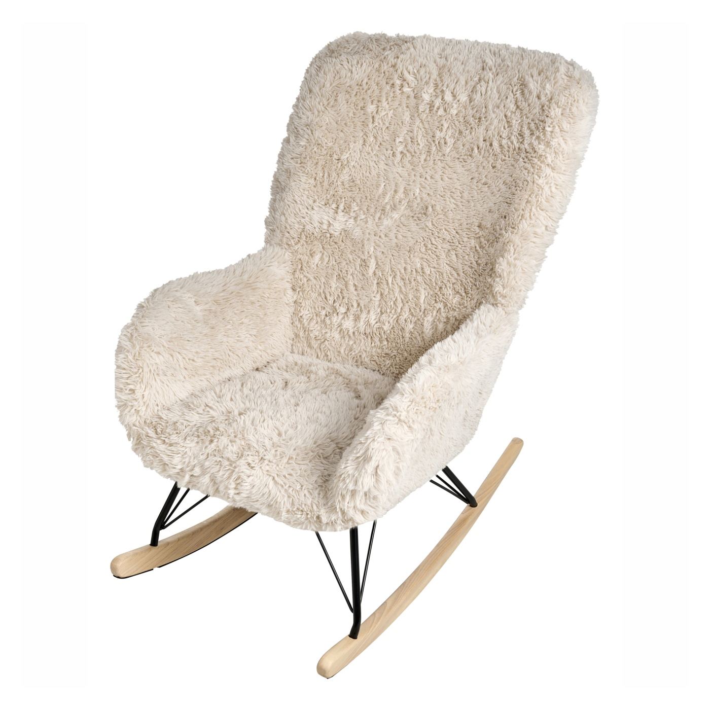 Hintaszék AKRA Műszőrme Világosbézs - 7