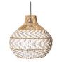Függőlámpa YAUCO Rattan Fehér thumbnail 2