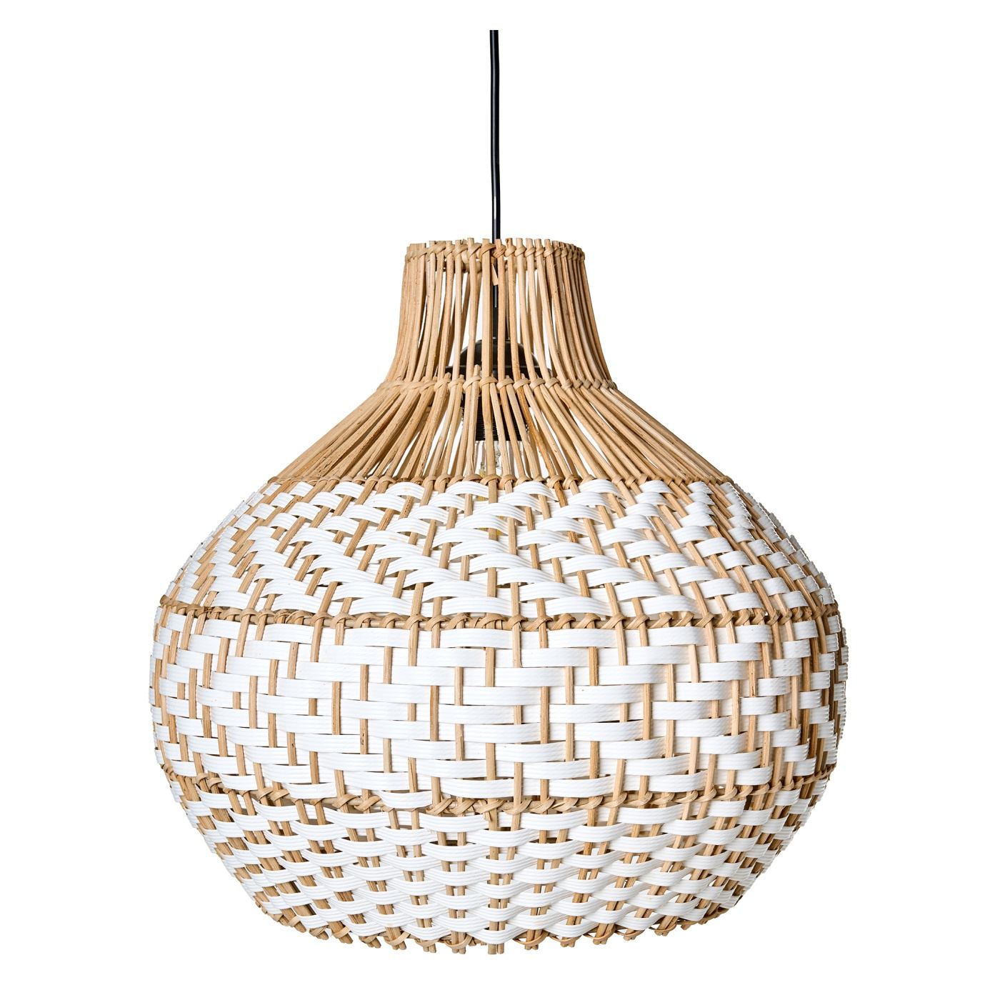 Függőlámpa YAUCO Rattan Fehér - 2