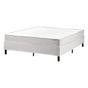 Fejtámla nélküli boxspring ágy COUNTESS 160 x 200 cm Világosszürke thumbnail 1