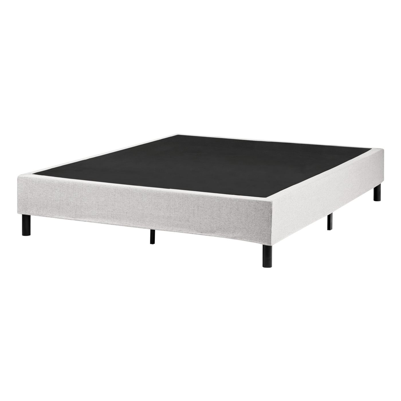 Fejtámla nélküli boxspring ágy COUNTESS 160 x 200 cm Világosszürke - 9