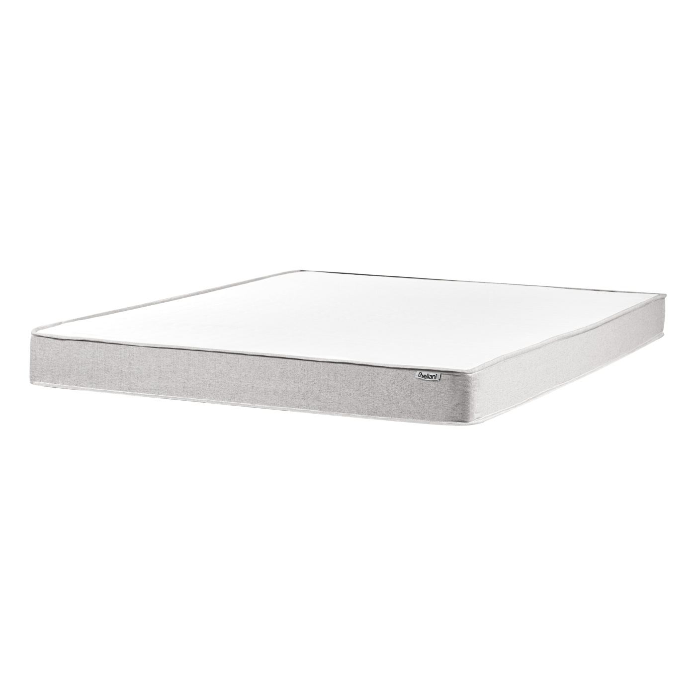 Fejtámla nélküli boxspring ágy COUNTESS 160 x 200 cm Világosszürke - 13