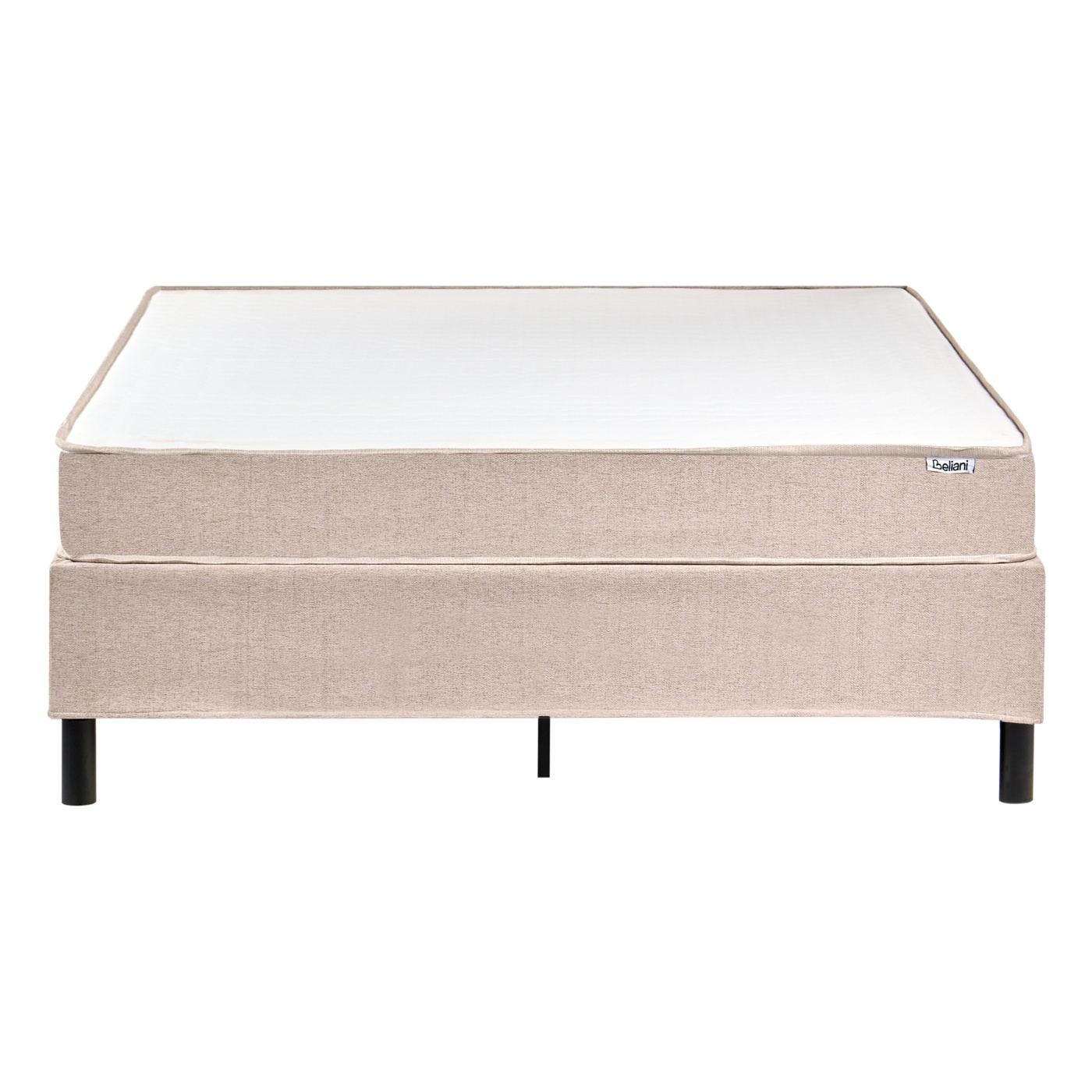 Fejtámla nélküli boxspring ágy COUNTESS 140 x 200 cm Bézs - 4