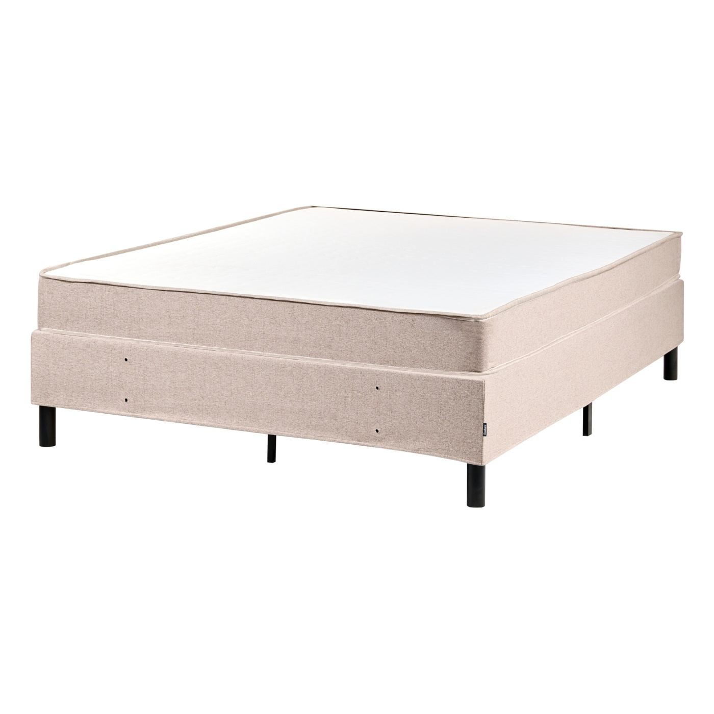 Fejtámla nélküli boxspring ágy COUNTESS 140 x 200 cm Bézs - 5