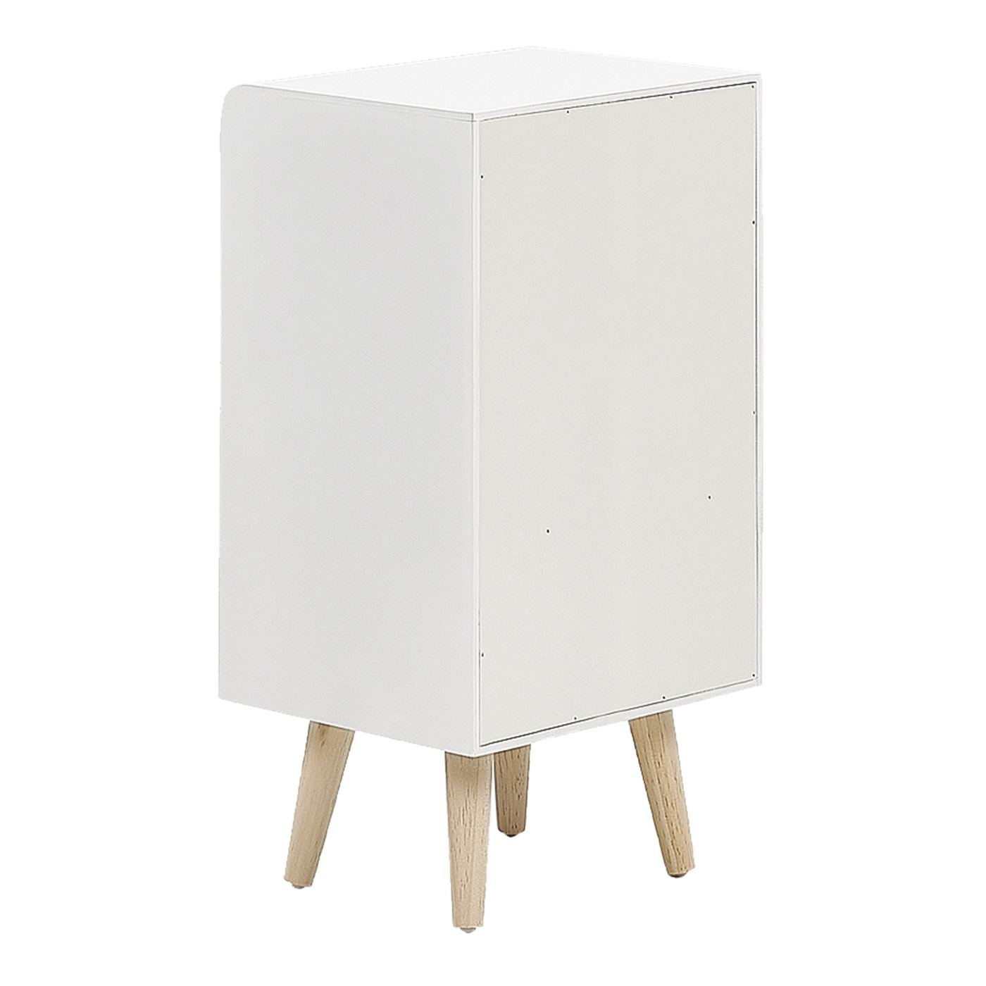 Egyfiókos éjjeliszekrény NESIKA Fehér - 4