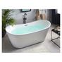Szabadon álló fürdőkád ANTIGUA 180 x 78 cm Fehér thumbnail 1