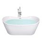 Szabadon álló fürdőkád ANTIGUA 180 x 78 cm Fehér thumbnail 2