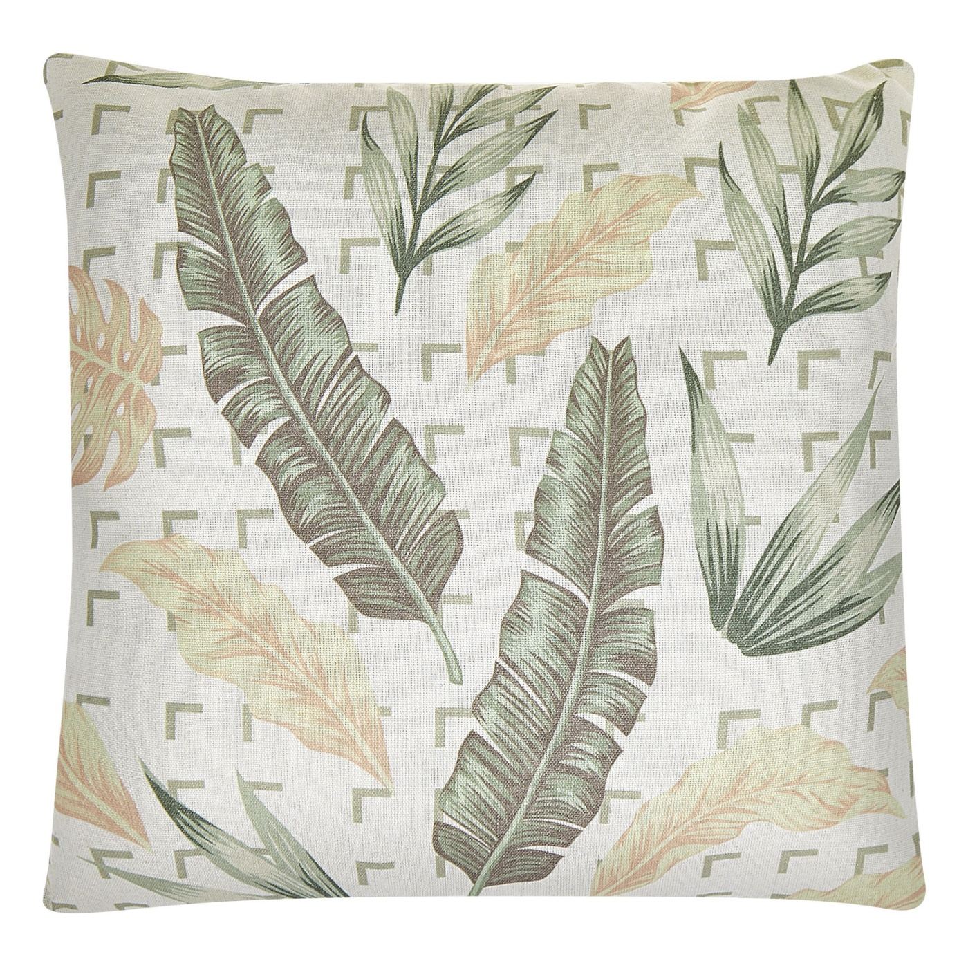 2 db díszpárna RHAPIS 45 x 45 cm Zöld Növénymintás - 4