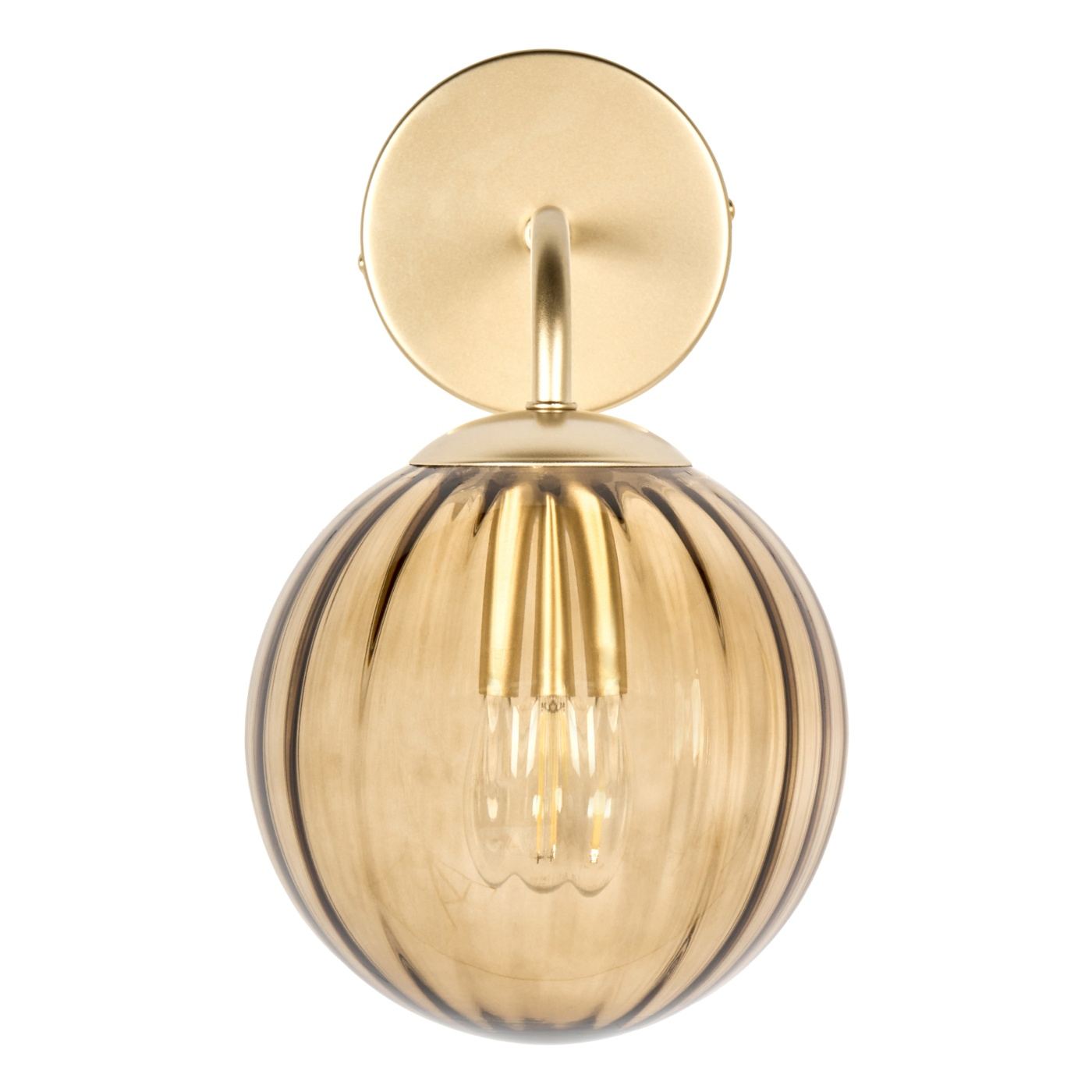 Falilámpa BOOMI Üveg Sötétbarna - 4