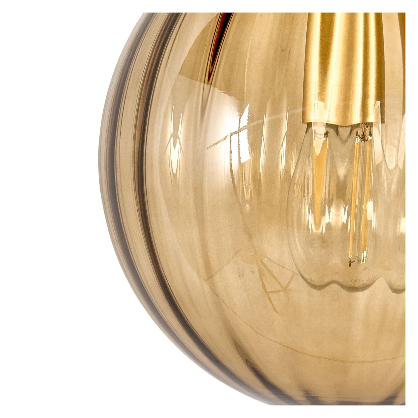 Falilámpa BOOMI Üveg Sötétbarna - 6