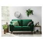 Kanapé 2 személyes LOKKA Bársony Smaragdzöld thumbnail 1