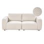 Moduláris kanapé 2 személyes KIVVIK Buklé Törtfehér thumbnail 2