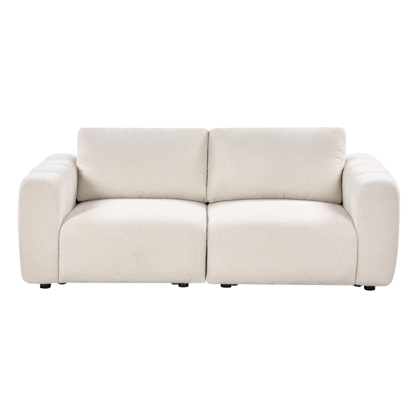 Moduláris kanapé 2 személyes KIVVIK Buklé Törtfehér - 4