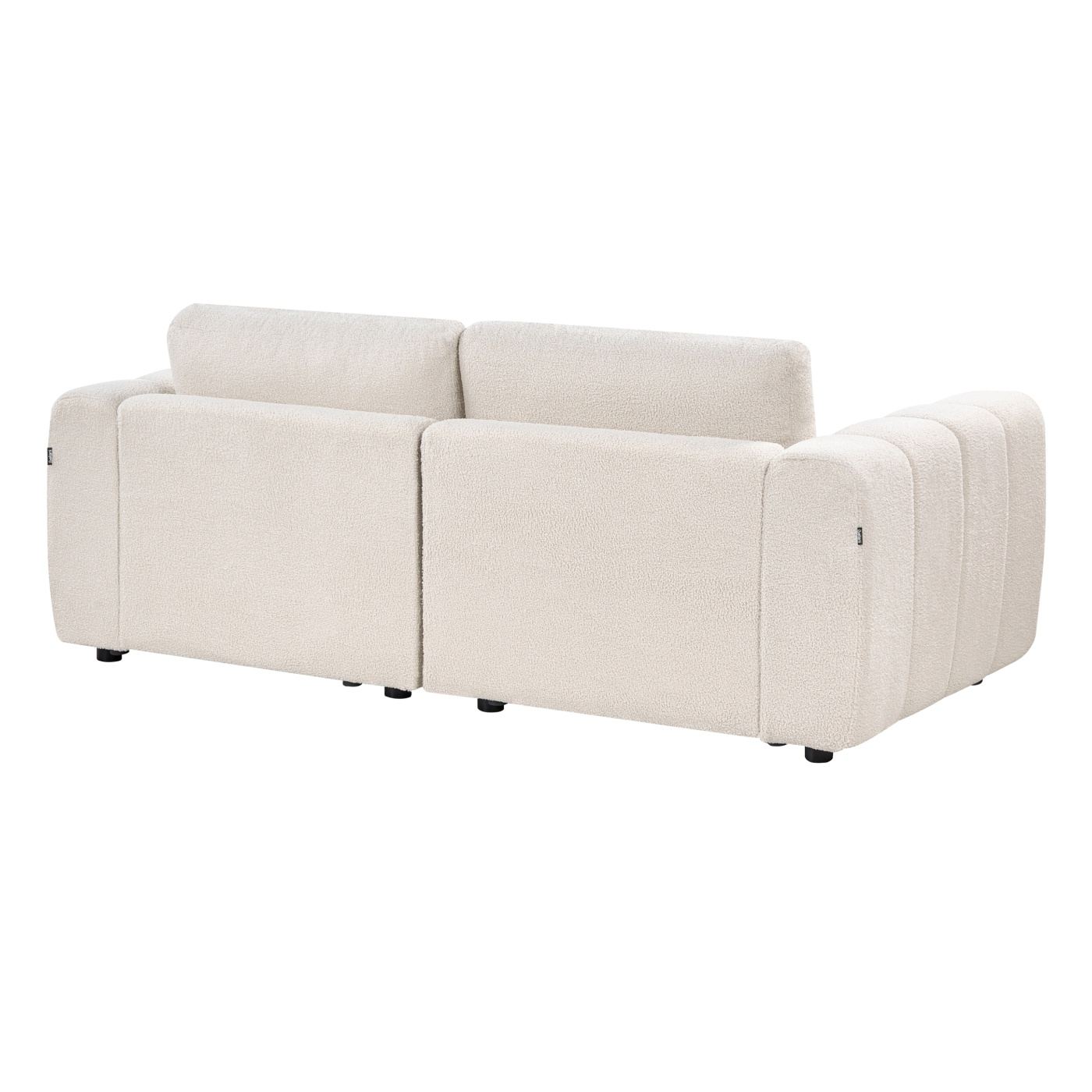 Moduláris kanapé 2 személyes KIVVIK Buklé Törtfehér - 6