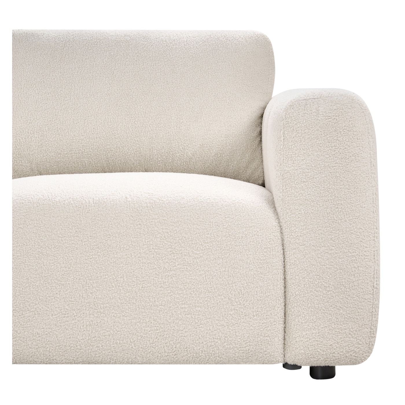 Moduláris kanapé 2 személyes KIVVIK Buklé Törtfehér - 7