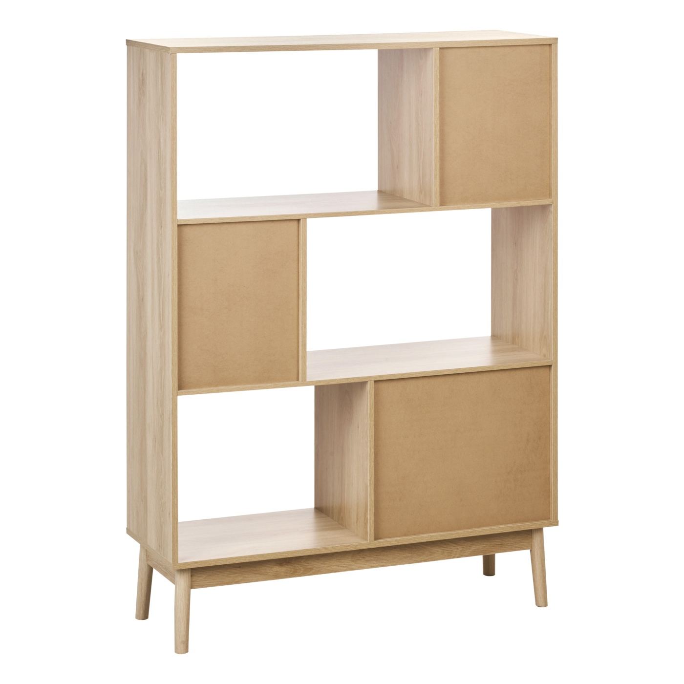 Polcrendszer LYNWOOD 140 cm Világosbarna - 5