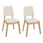 Étkezőszék kétdarabos szettben MERRILL Keményfa Világosbézs thumbnail 2