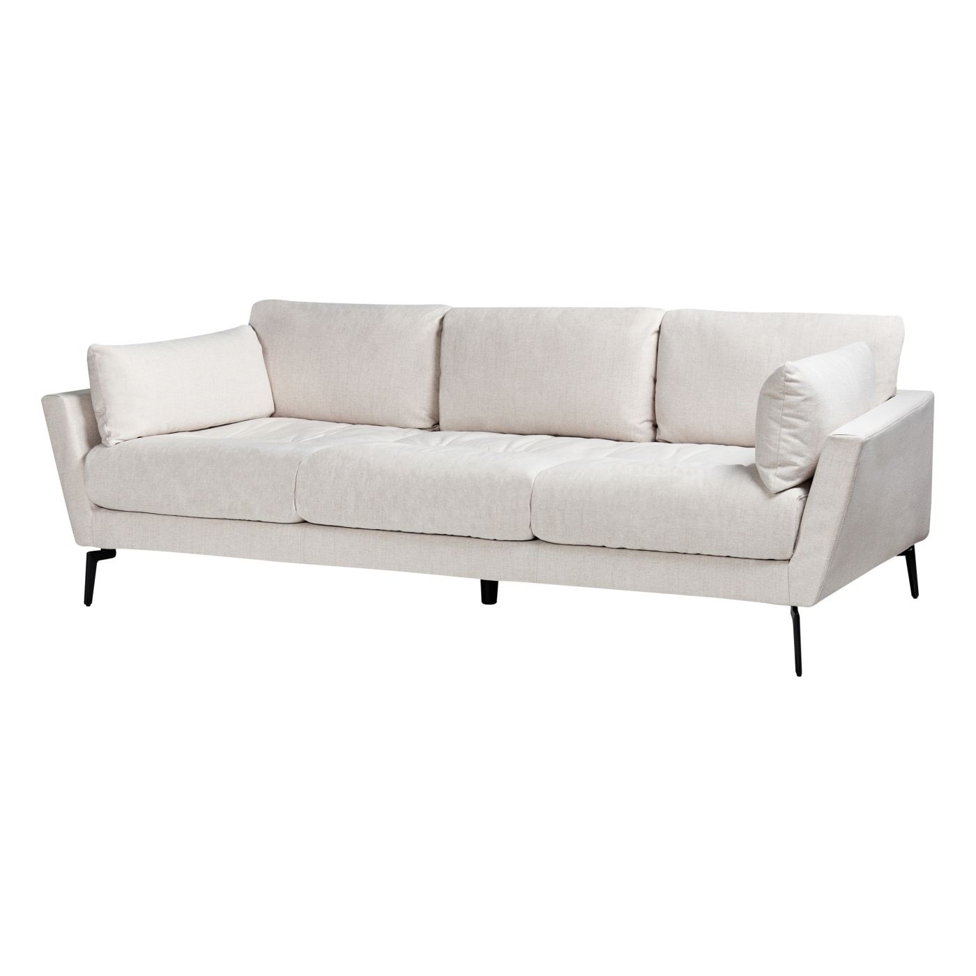 Kanapé 4 személyes NENOLA Világosbézs - 4