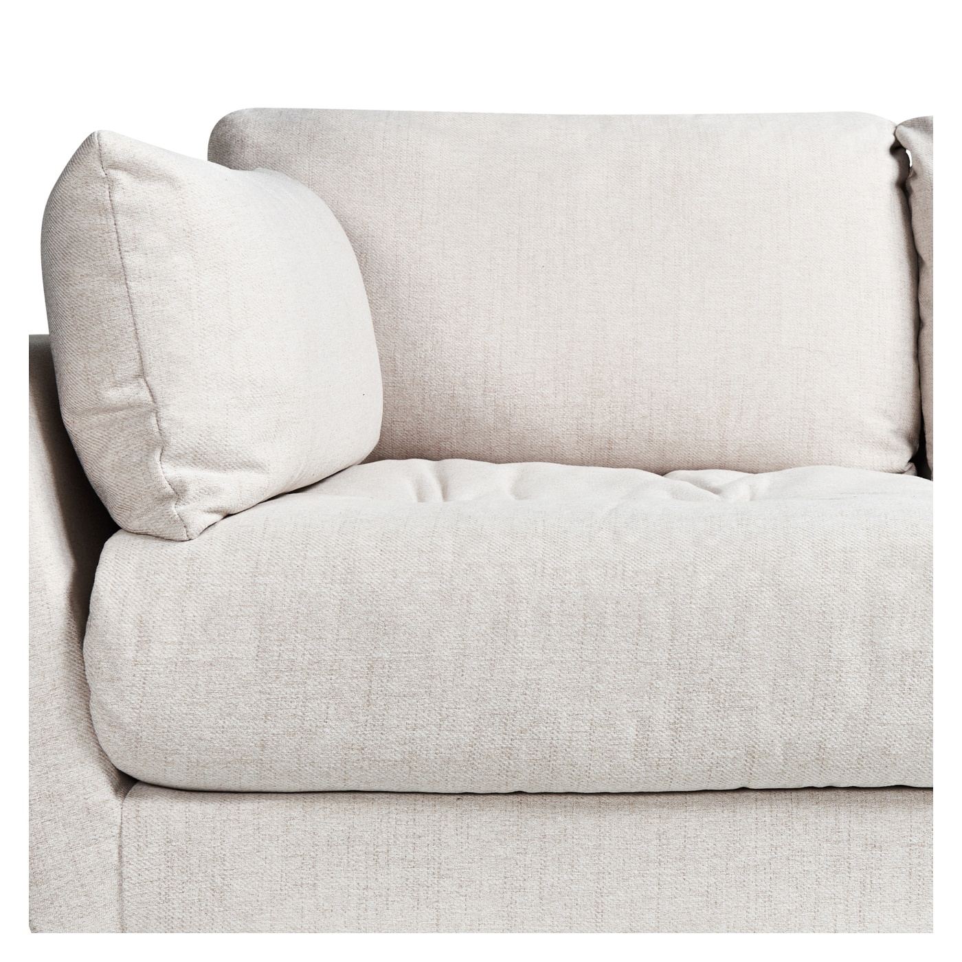 Kanapé 4 személyes NENOLA Világosbézs - 10